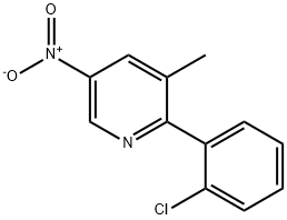 2-(2-chlorophenyl)-3-methyl-5-nitropyridine