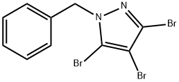 C10H7Br3N2 Substance Availability 1-benzyl-3,4,5-tribromo-1H-pyrazole 结构式