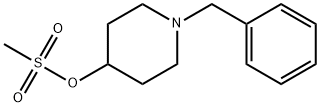 4-Piperidinol, 1-(phenylmethyl)-, 4-methanesulfonate 结构式