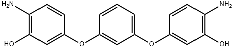 1,3-双(3-羟基-4-氨基苯氧基)苯 结构式