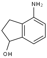 1H-Inden-1-ol, 4-amino-2,3-dihydro- 结构式