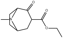8-Azabicyclo[3.2.1]octane-3-carboxylic acid, 8-methyl-2-oxo-, ethyl ester 结构式