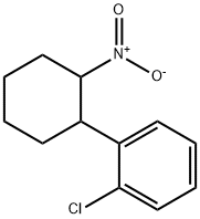 Benzene, 1-chloro-2-(2-nitrocyclohexyl)- 结构式