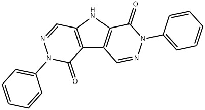 1H-Pyrrolo[2,3-d:4,5-d']dipyridazine-1,6(2H)-dione, 5,7-dihydro-2,7-diphenyl- (9CI) 结构式