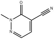 4-Pyridazinecarbonitrile, 2,3-dihydro-2-methyl-3-oxo- 结构式