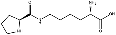N6-L-脯氨酰基-L-赖氨酸 结构式