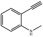 2-乙炔基-N-甲基苯胺 结构式