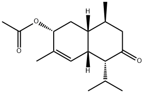 3-乙酰氧基-4-杜松萜烯-8-酮 结构式