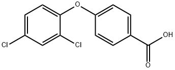 4-(2,4-二氯苯氧基)苯甲酸 结构式