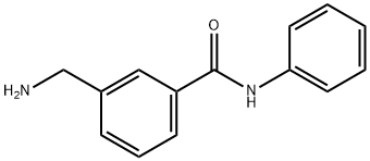 3-(氨基甲基)-N-苯基苯甲酰胺 结构式