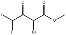 methyl 2-chloro-4,4-difluoro-3-oxobutanoate 结构式