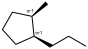 Cyclopentane, 1-methyl-2-propyl-, (1R,2S)-rel- 结构式