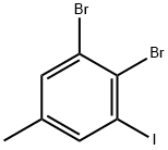 3,4-二溴-5-碘甲苯 结构式