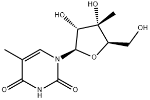 3'-beta-C-Methyl-5-methyluridine 结构式