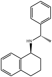 1-Naphthalenamine, 1,2,3,4-tetrahydro-N-[(1S)-1-phenylethyl]-, (1S)- 结构式