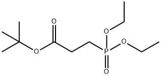 tert-Butyl 3-(diethoxyphosphinyl)propanoate 结构式