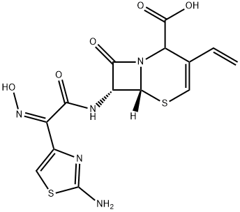头孢地尼杂质F(△2-头孢地尼) 结构式