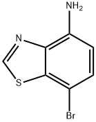 7-溴苯并[D]噻唑-4-胺 结构式