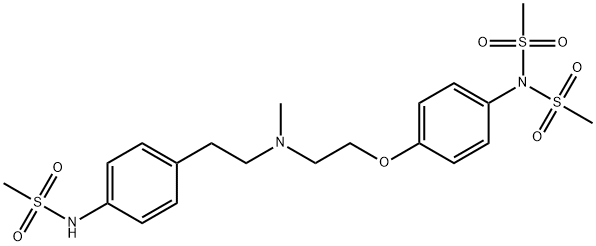Dofetilide N-Methylsulfonyl Impurity 结构式