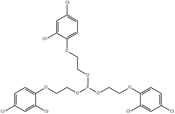 2,4-滴磷酯乳剂[含量＞35%] 结构式