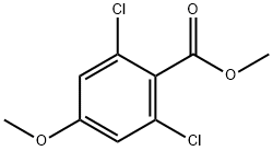 Benzoic acid, 2,6-dichloro-4-methoxy-, methyl ester 结构式