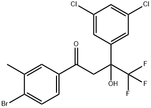 1-Butanone, 1-(4-bromo-3-methylphenyl)-3-(3,5-dichlorophenyl)-4,4,4-trifluoro-3-hydroxy-