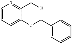 3-(苄氧基)-2-(氯甲基)吡啶 结构式