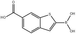 Benzo[b]thiophene-6-carboxylic acid, 2-borono- 结构式