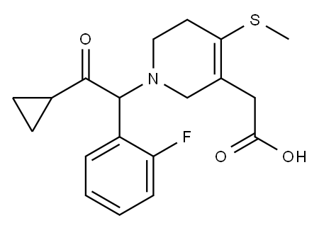 Prasugrel Metabolite (R-100932) 结构式