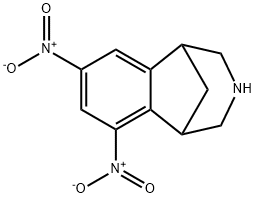 1,5-Methano-1H-3-benzazepine, 2,3,4,5-tetrahydro-6,8-dinitro- 结构式