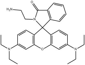 N-氨乙基-罗丹明B酰亚胺 结构式