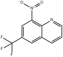 Quinoline, 8-nitro-6-(trifluoromethyl)- 结构式