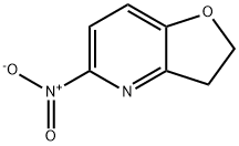 5-硝基-2,3-二氢呋喃并[3,2-B]吡啶 结构式