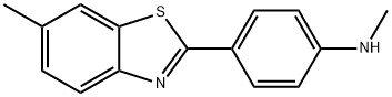 N-methyl-4-(6-methyl-1,3-benzothiazol-2-yl)aniline 结构式