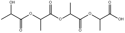 Propanoic acid, 2-hydroxy-, 2-[2-(1-carboxyethoxy)-1-methyl-2-oxoethoxy]-1-methyl-2-oxoethyl ester 结构式