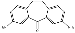 3,7-二氨基-10,11-二氢-5H-二苯并[A,D][7]环烯-5-酮 结构式