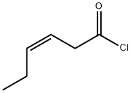 3-Hexenoyl chloride, (3Z)- 结构式