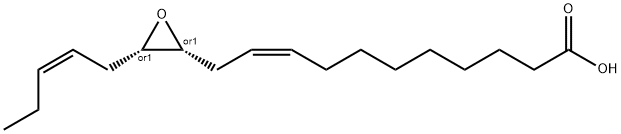 顺式-12,13-环氧-9(Z),15(Z)-十八碳二烯酸 结构式