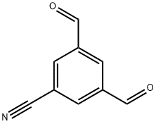 3,5-二甲酰基苯腈 结构式