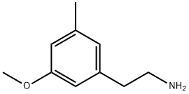 2-(3-甲氧基-5-甲基苯基)乙-1-胺 结构式
