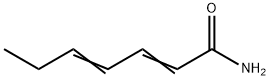 hepta-2,4-dienamide 结构式