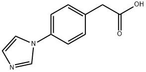 Benzeneacetic acid, 4-(1H-imidazol-1-yl)- 结构式