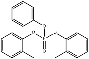 DI-O-TOLYLPHENYL PHOSPHATE 结构式