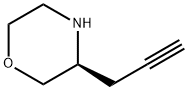 Morpholine, 3-(2-propyn-1-yl)-, (3S)- 结构式