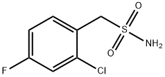 Benzenemethanesulfonamide, 2-chloro-4-fluoro- 结构式
