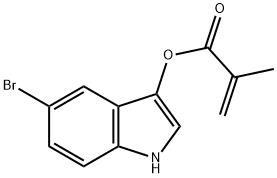 5-Bromindoxyl-methacrylat 结构式