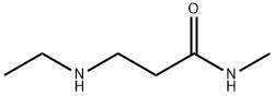 3-(乙氨基)-N-甲基丙酰胺 结构式