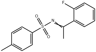 N-[1-(2-Fluorophenyl)ethylidene]-4-methylbenzenesulfonamide 结构式