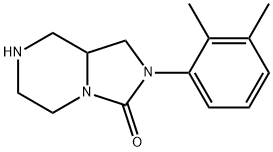 Imidazo[1,5-a]pyrazin-3(2H)-one, 2-(2,3-dimethylphenyl)hexahydro-, hydrochloride (1:1) 结构式