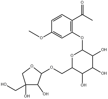 丹皮酚新苷 结构式